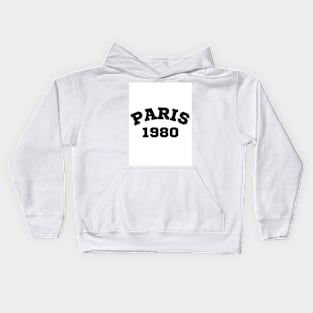 Paris 1980 Kids Hoodie